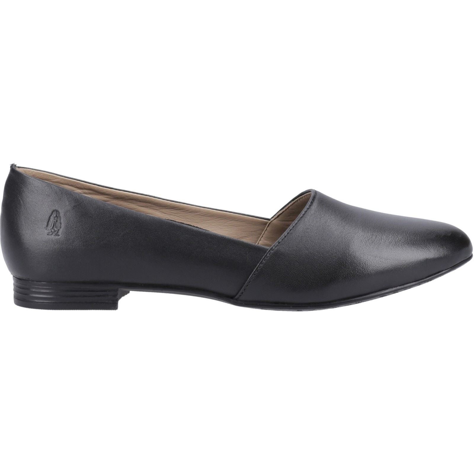 Hush Puppies Lola Senior Mädchenschwarze Ballettschuhe Aus Leder