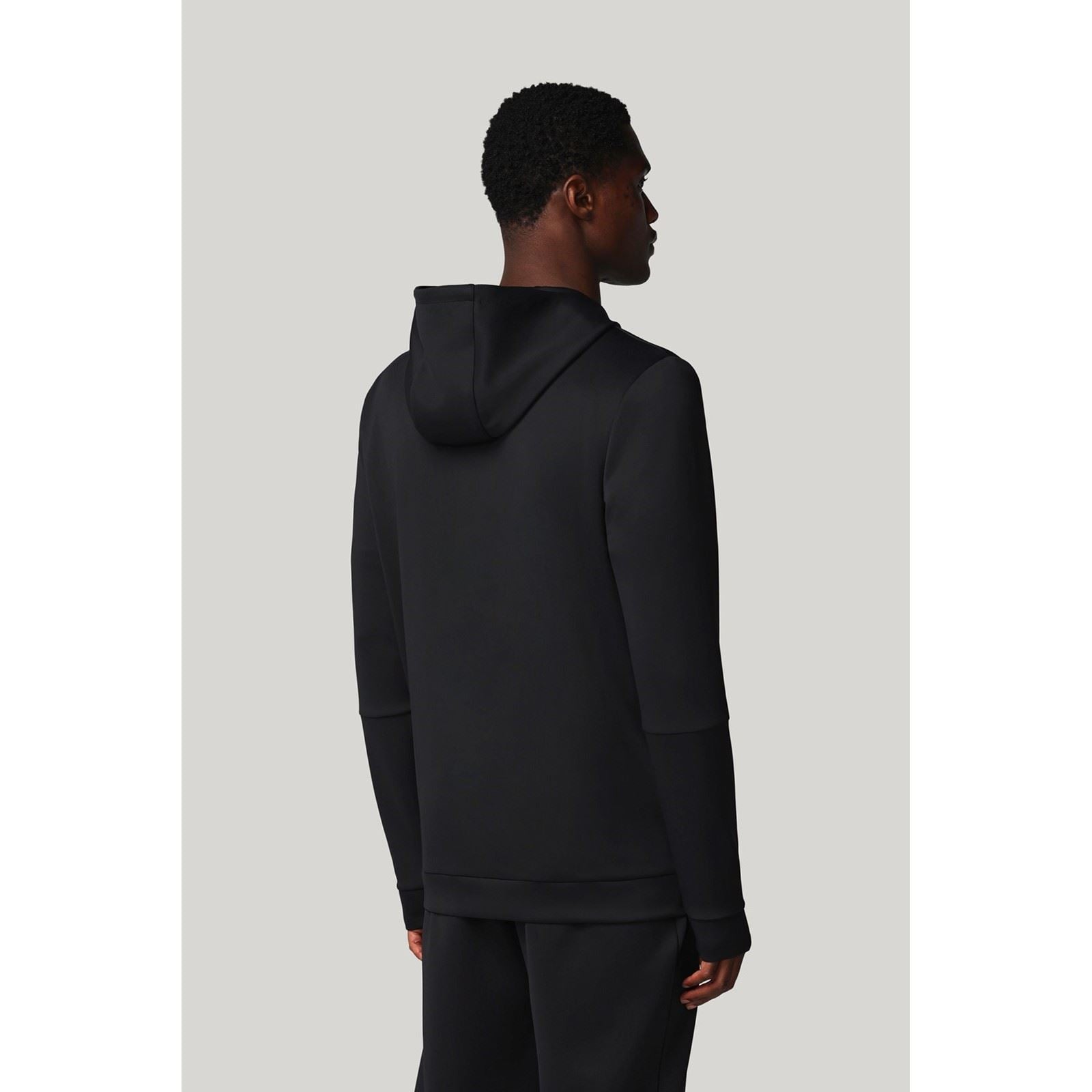 Castore Flex Full Zip Herren Schwarzes Kapuzensweatshirt
