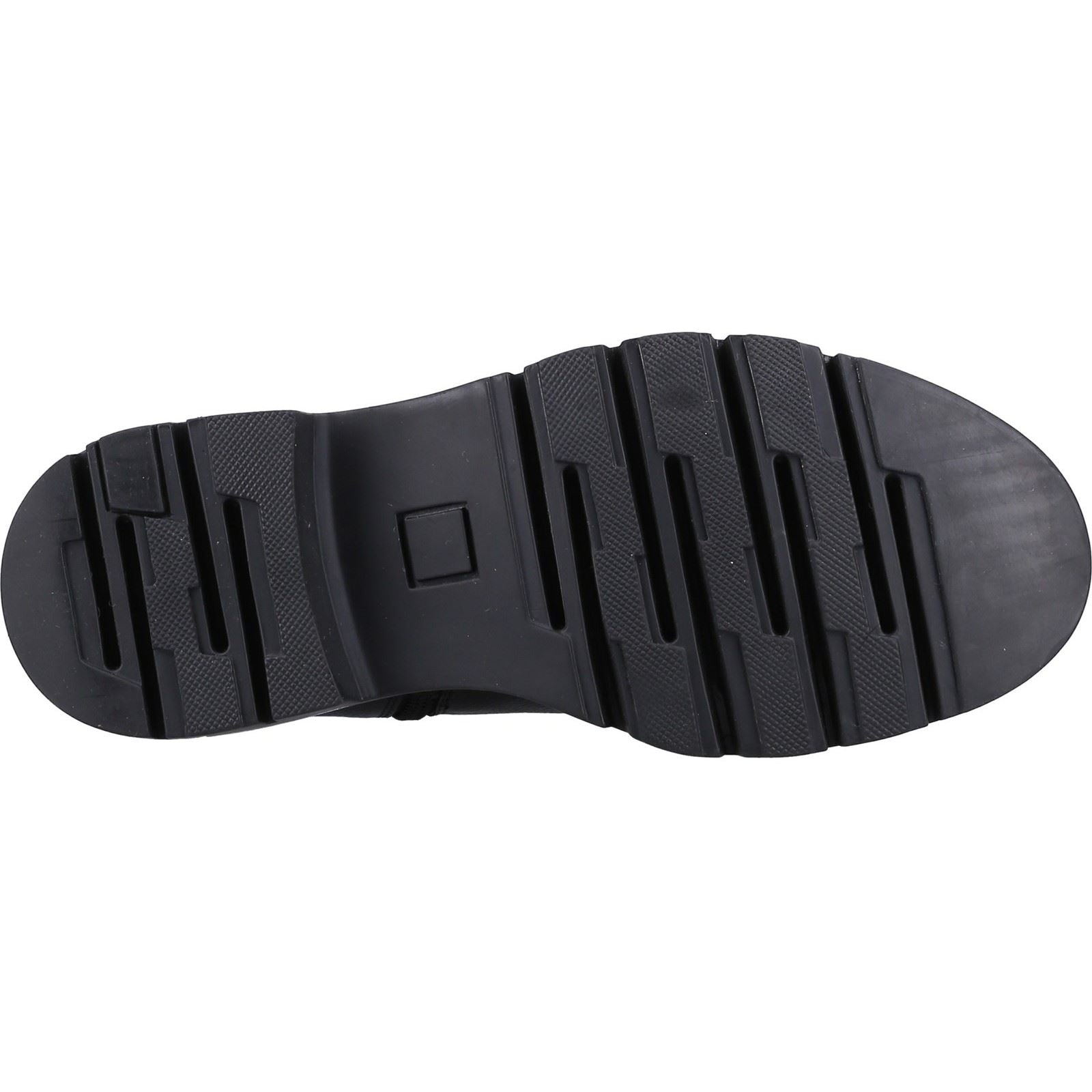 Hush Puppies Raya Chelsea Damenlederstiefel In Schwarz