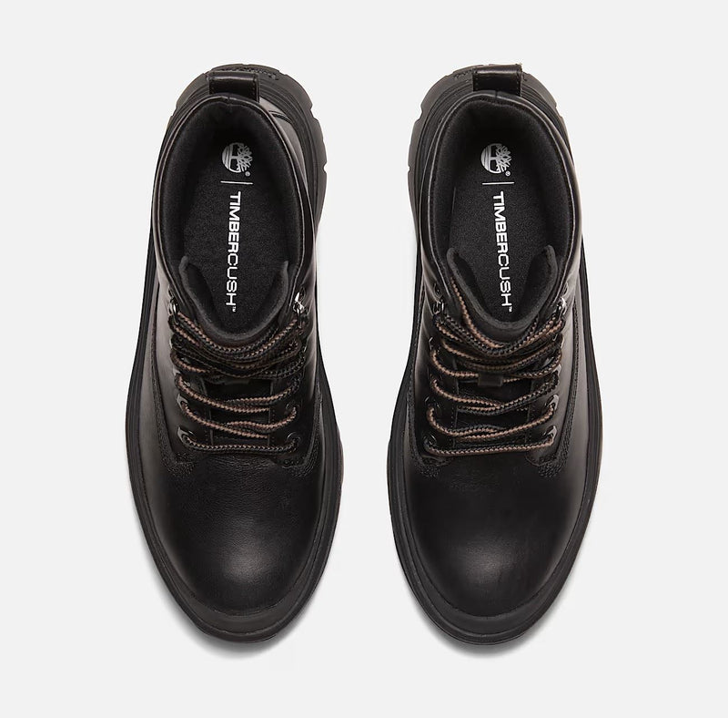 Timberland Roxie Lane Mid Lace Damenlederstiefel In Schwarz