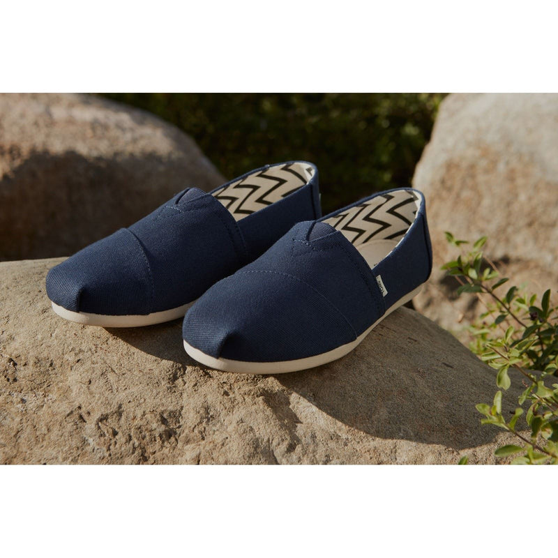 TOMS Alpargata 100% Baumwolle Herren Navy Espadrilles