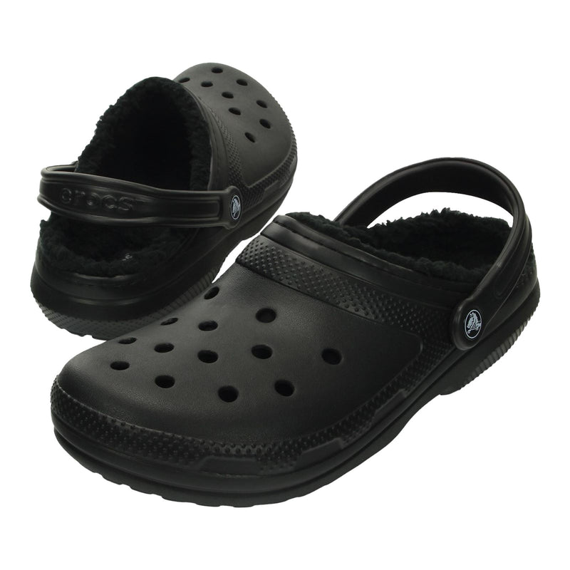 Crocs Classic Lined Thermoplastische Schwarze Clogs