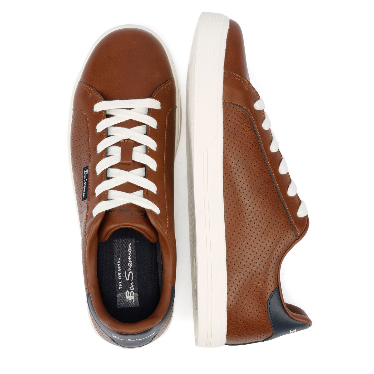 Ben Sherman Chase Herren Braune Sneakers