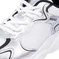 Hugo Leon Tennis Damen Silberne Sneaker