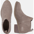 Hush Puppies Isobel Leder Damen Stiefel In Taupe