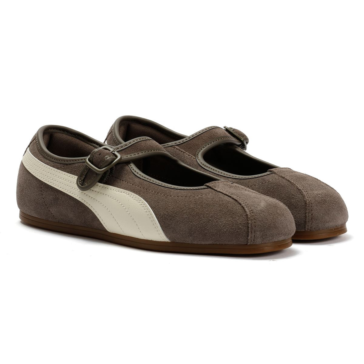 Puma Tacklette Wildleder Frauen Braun Sneaker