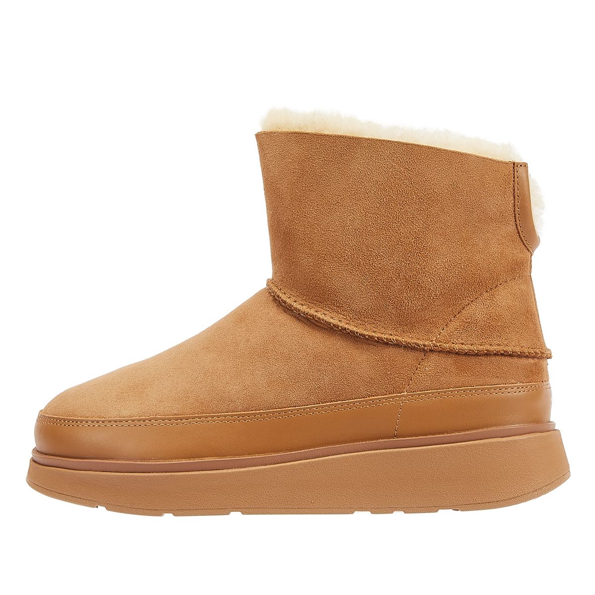 FitFlop Shearling Damen Stiefel In Beige