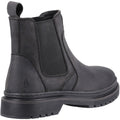 Hush Puppies Jamie Herren Stiefel aus schwarzem Leder