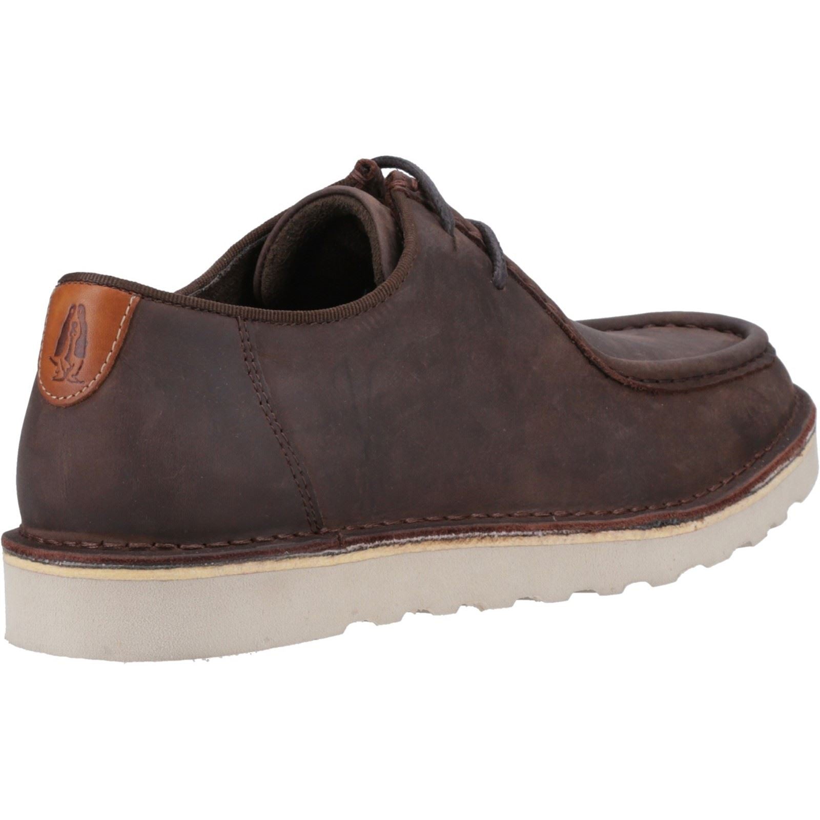 Hush Puppies Otis Herren Schnürschuhe Aus Braunem Leder