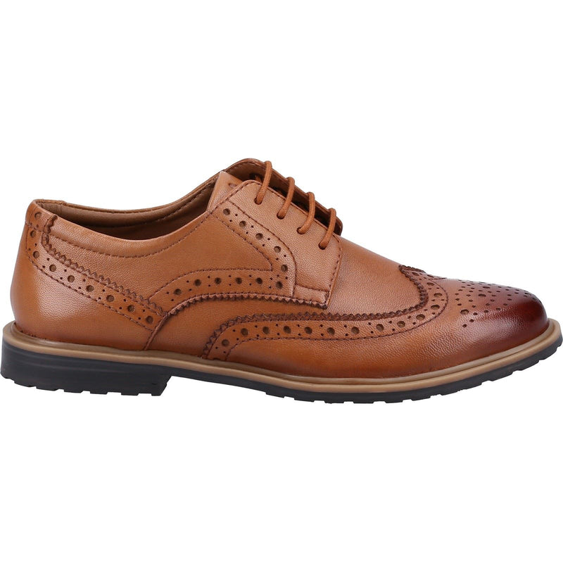 Hush Puppies Verity Leder Damen Tan Brogues Schuhe