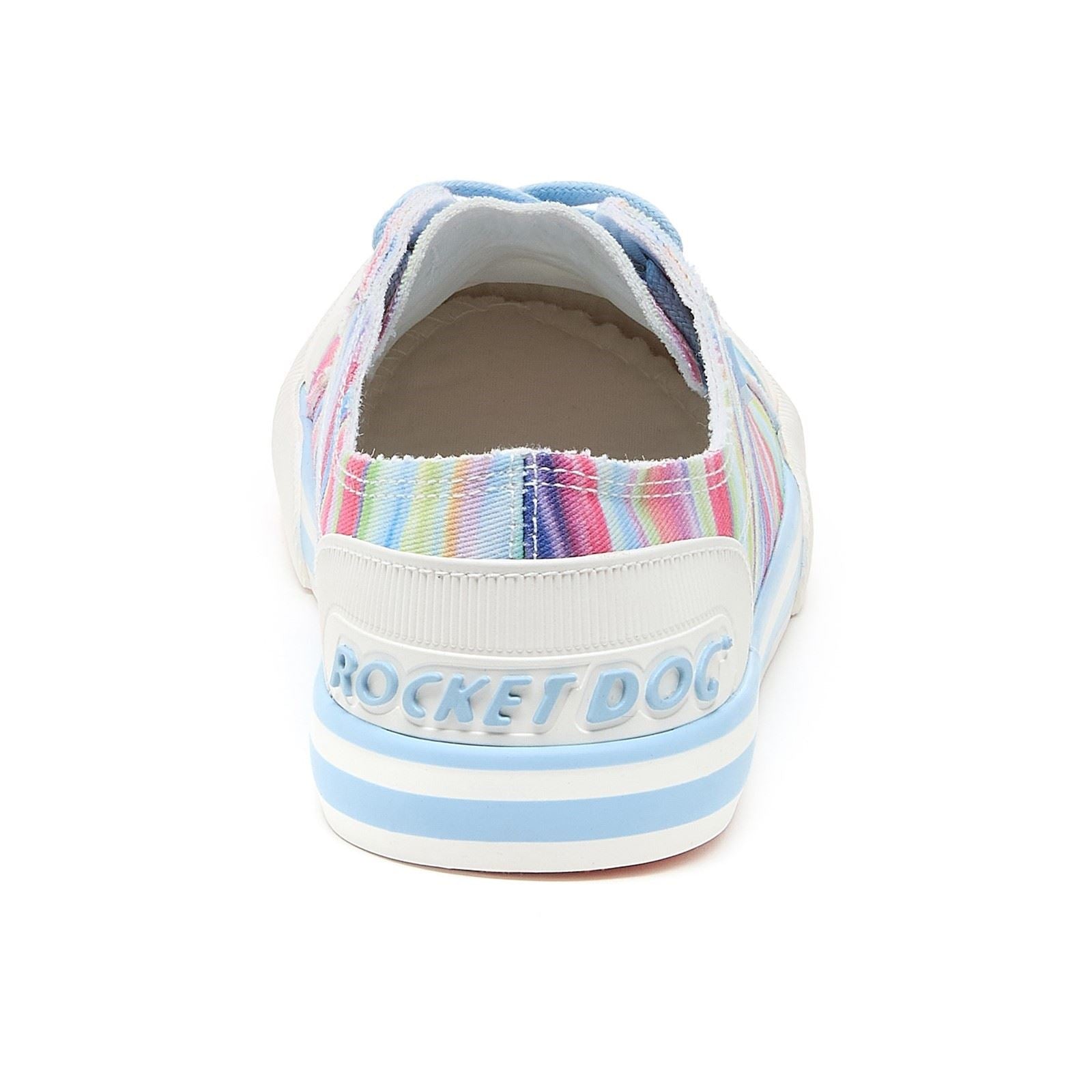 Rocket Dog Jazzin Dens Damen Regenbogen-Sneaker Aus Baumwolle