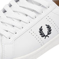 Fred Perry Cupsole Leder Herren Weiße Sneakers