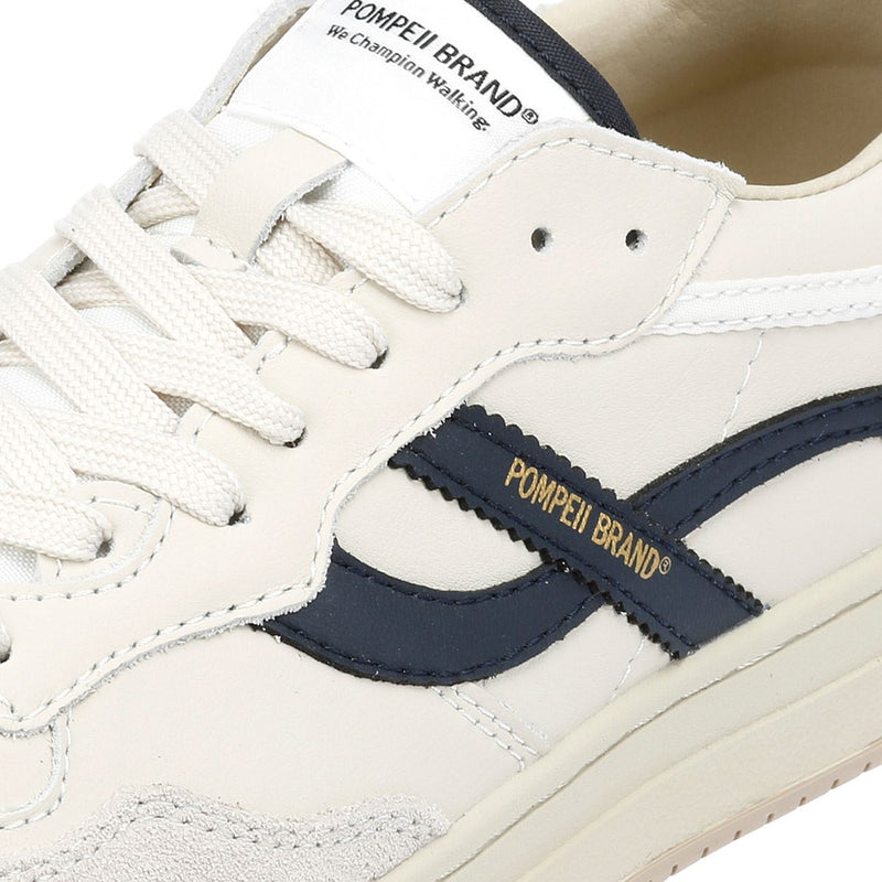 Pompeii Elan Leder Herren Weiße Sneakers