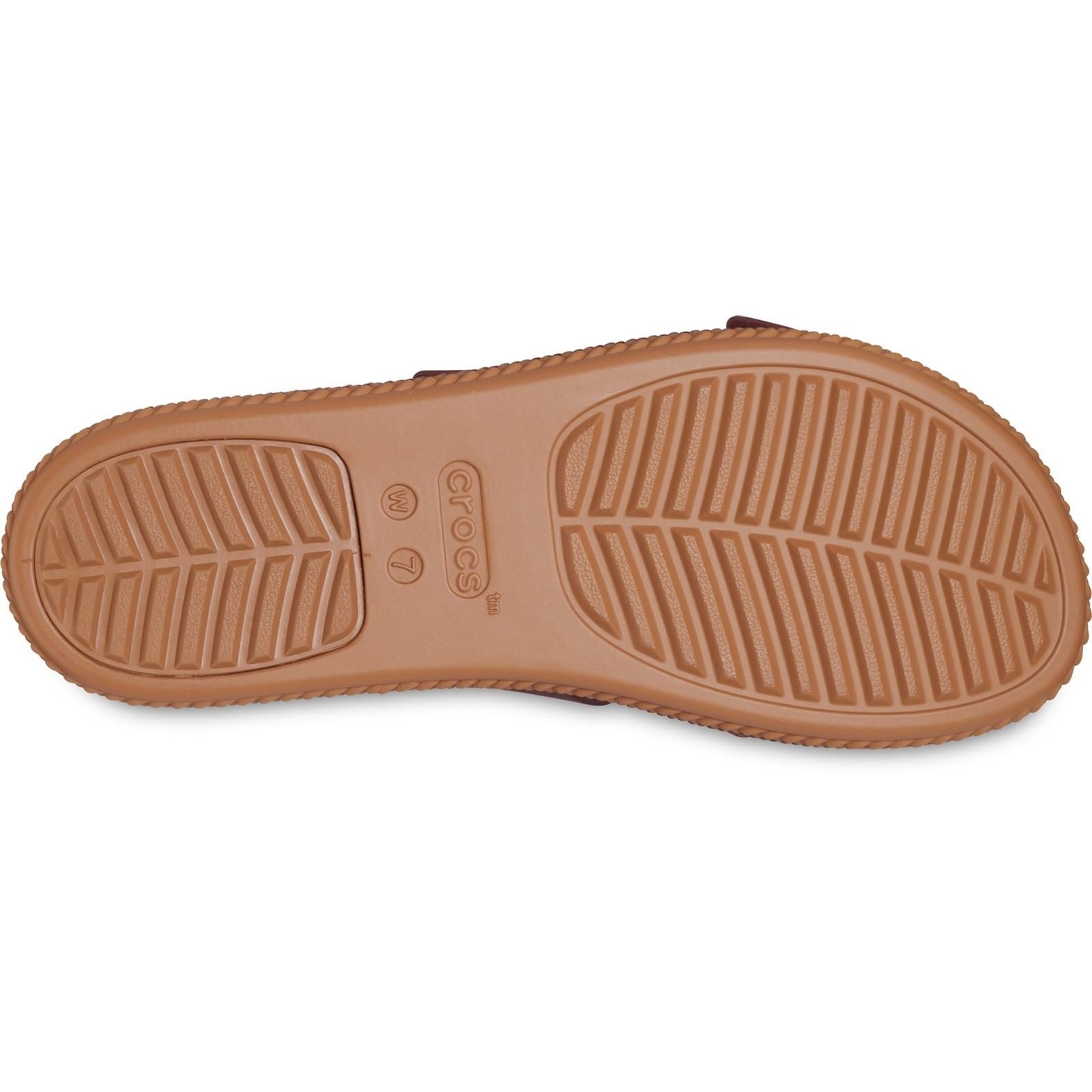 Crocs Brookly Buckle Low Damen Sandalen Aus Thermoplastischem Material In Dunkel Ton