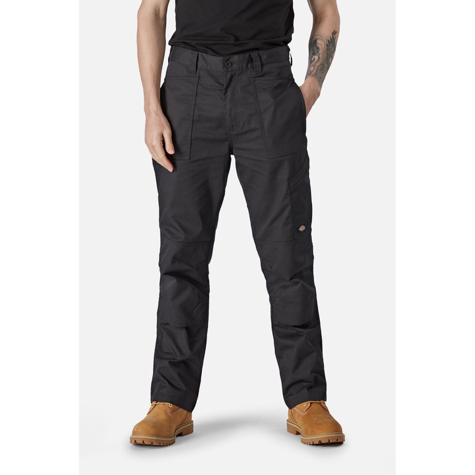 Dickies Action Flex Polyester Herren Schwarze Outdoor Hosen