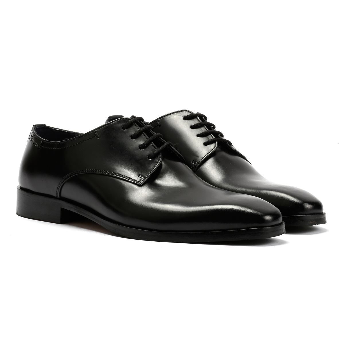 Ben Sherman Kenton Leder Herren Schwarz Schnürschuhe
