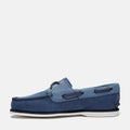 Timberland Classic 2 Eye Lederschuhe Für Herren In Blau Mit Schnürung