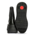 FitFlop F-Mode Leder Damen Schwarze Stiefel