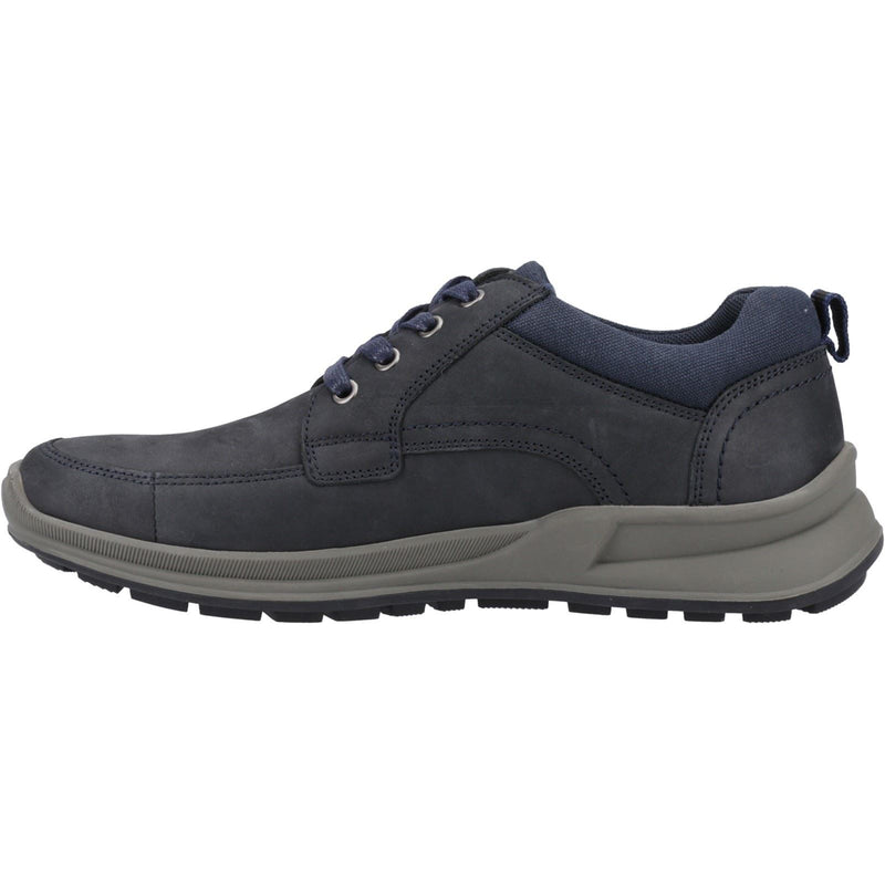 Hush Puppies Adam Nubuk Herren Marineblau Schnürschuhe