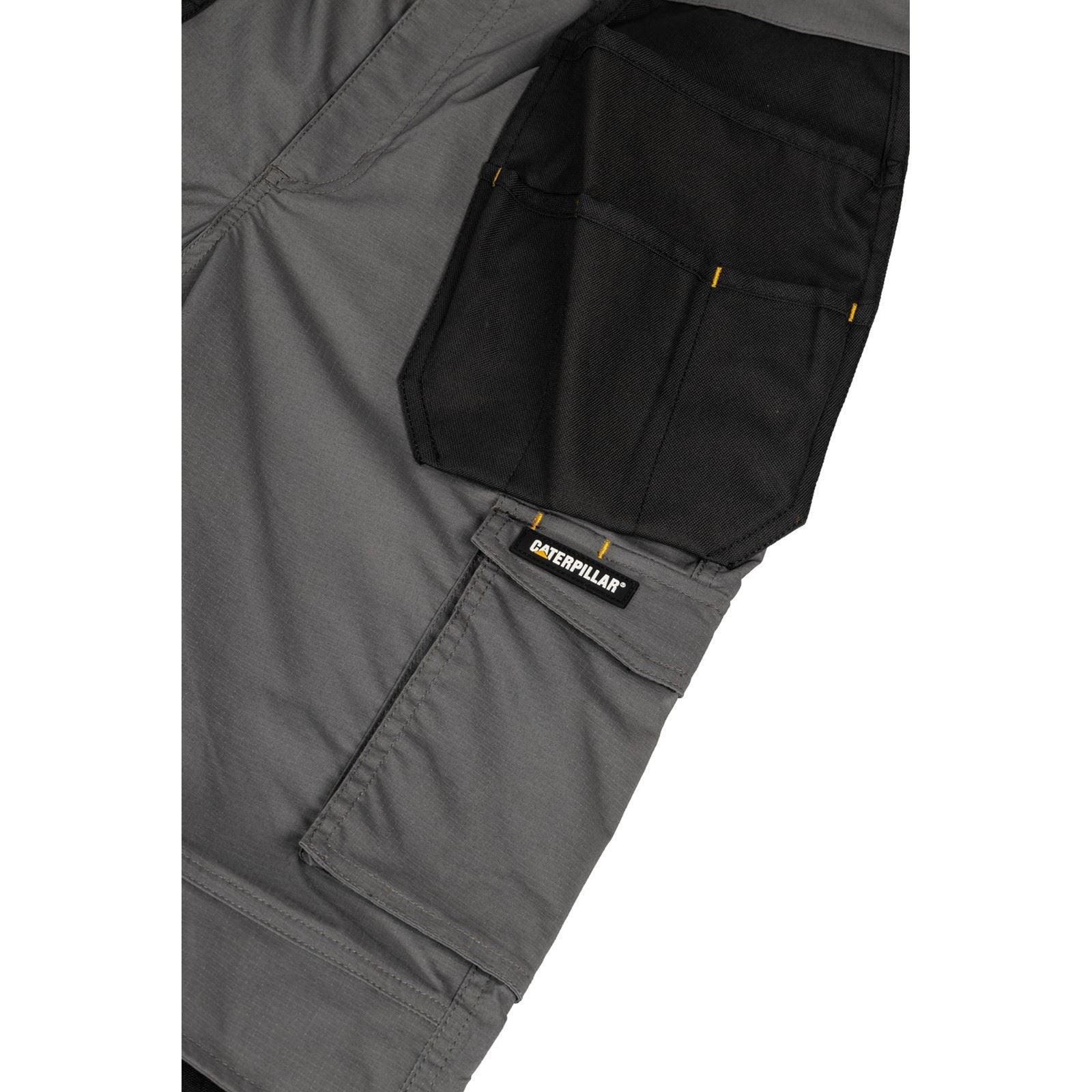 Caterpillar Nexus Holster Stretch Pocket Baumwoll Herren Graue Outdoor Hosen