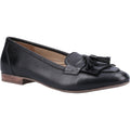 Hush Puppies Marissa Tassel Damen-Schwarze Farbe-Lederloafer