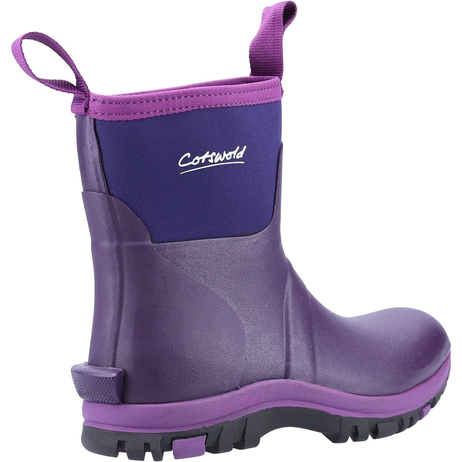 Cotswold Blaze TPR+Neopren Damen Lila Gummistiefel