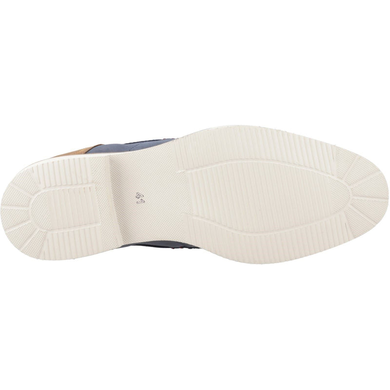 Pod Aries Leder Herren Stiefel In Marineblau