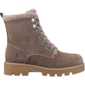 Hush Puppies Aurelia Damen Wildleder Winter Stiefeletten in Taupe