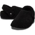 Crocs Classic Cozzzy Slipper Damen Hausschuhe aus Polyester in Schwarz