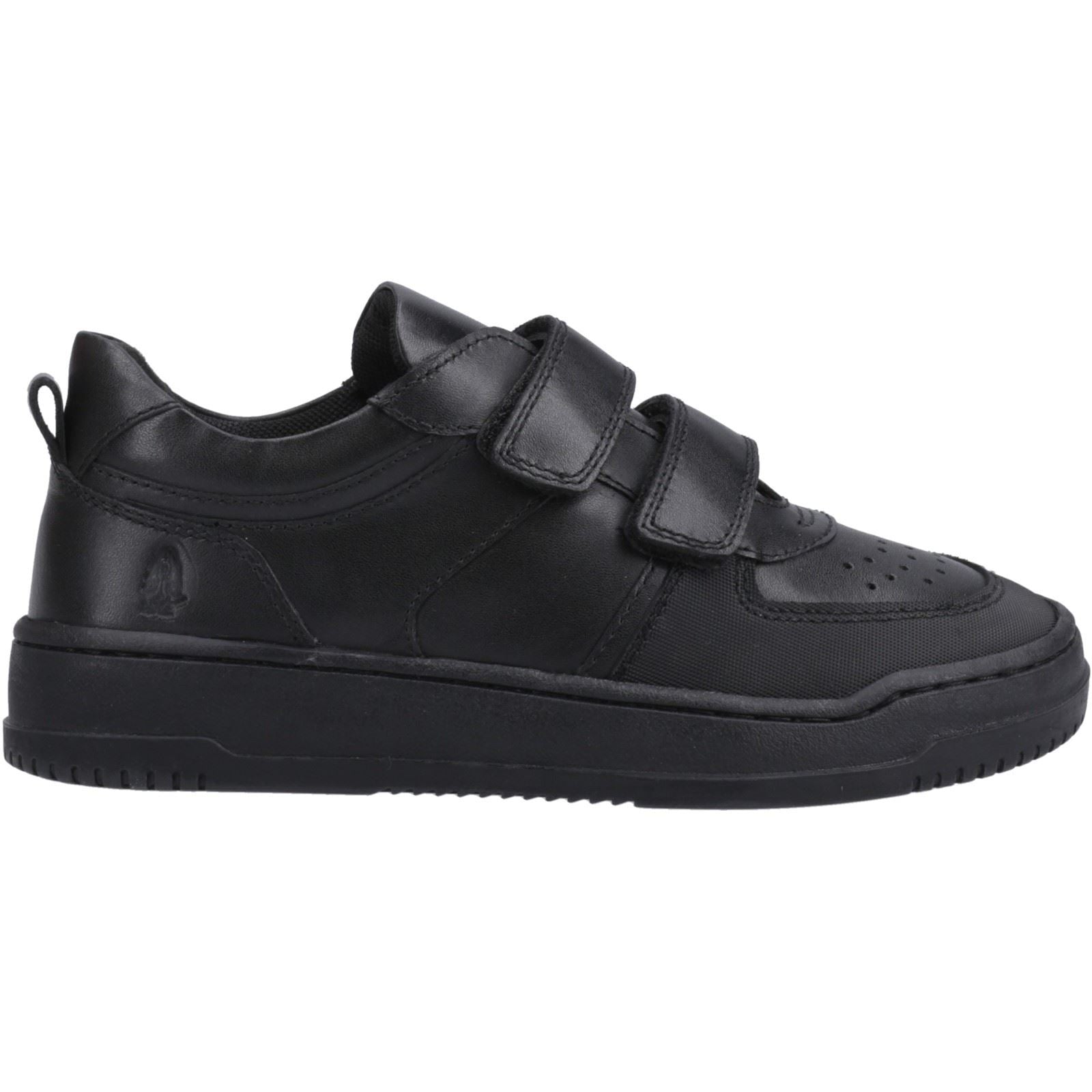 Hush Puppies Daxton Leder Jungen Schwarze Farbe Turnschuhe