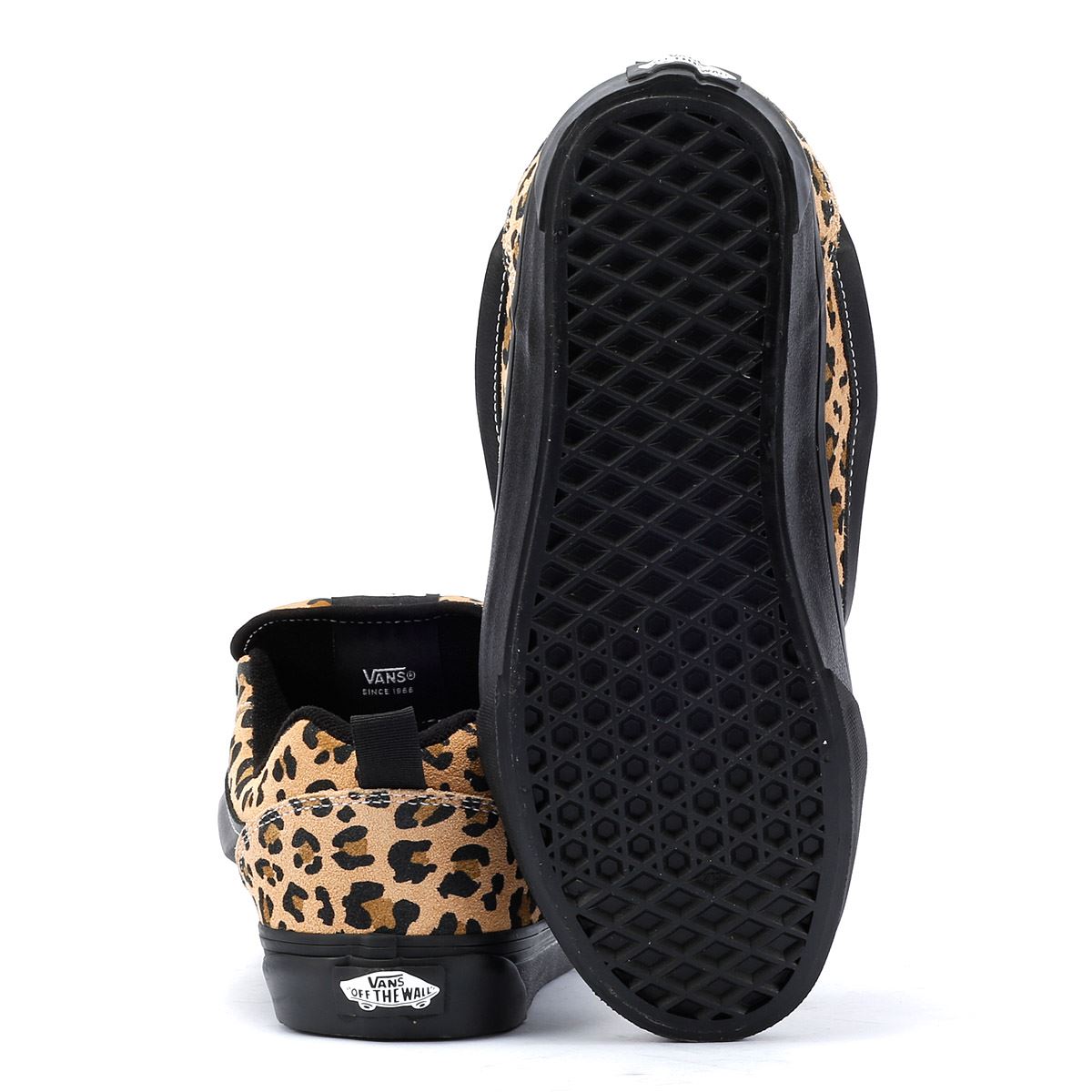 Vans Knu Skool Schwarze Farbe Ledersneakers