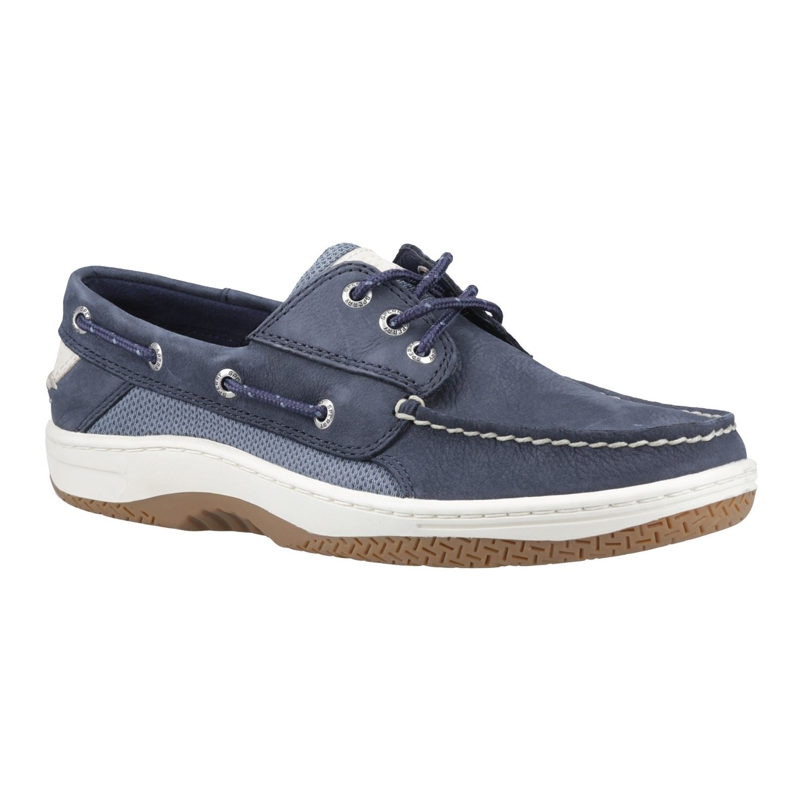 Sperry Billfish 3 Eye Leder Herren Marine Bootschuhe