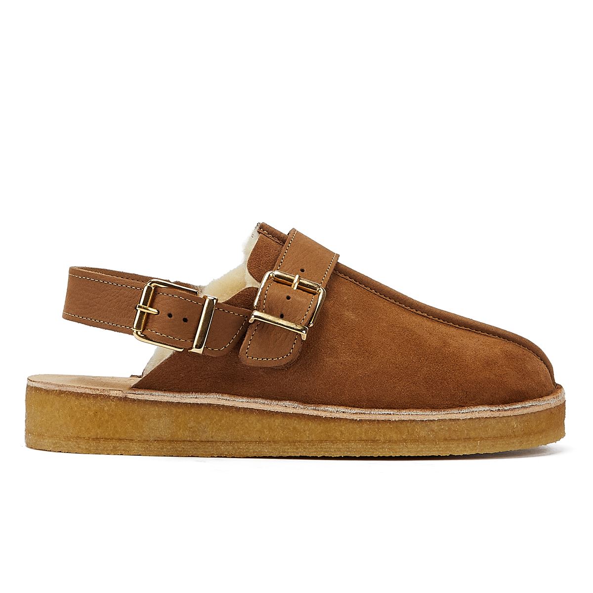 Clarks Trek Mule Sling Gefütterte Damenschuhe In Karamell