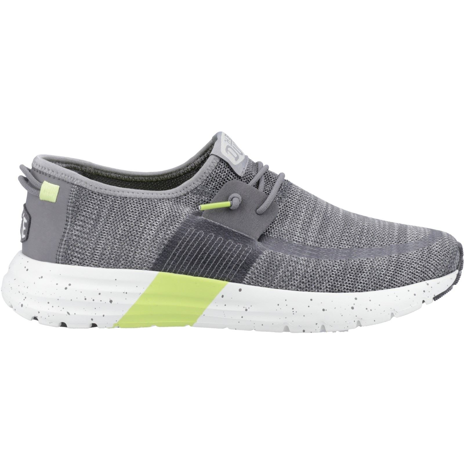 HEYDUDE Sirocco Sport Mode Herren Sneaker In Meliertem Grau/Anthrazit