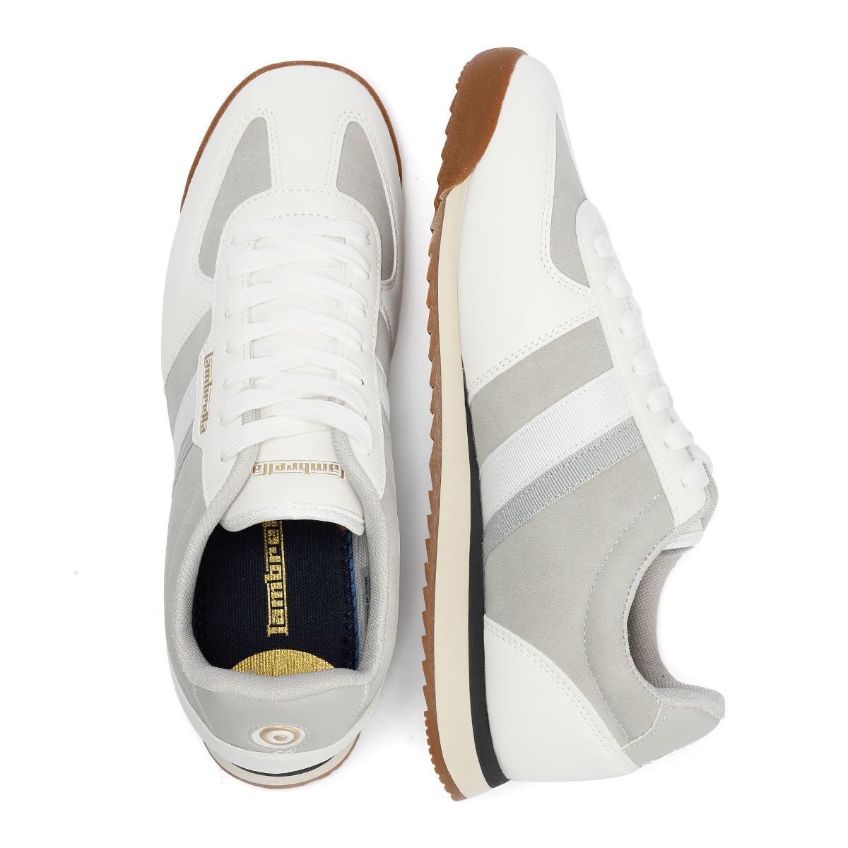 Lambretta Diego Herren Weiße Sneaker