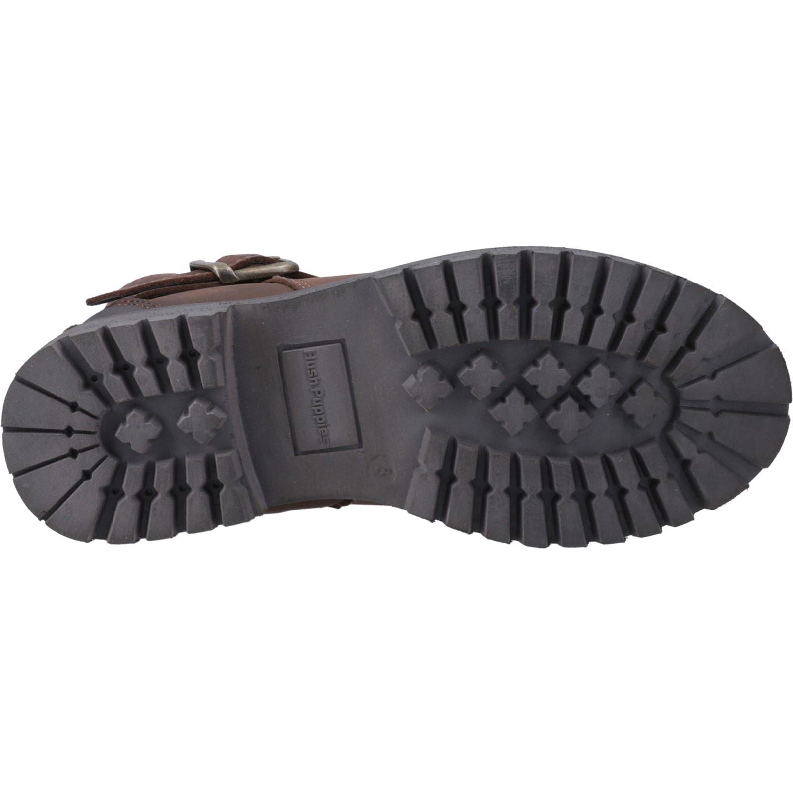 Hush Puppies Wakely Damenstiefel aus braunem Leder