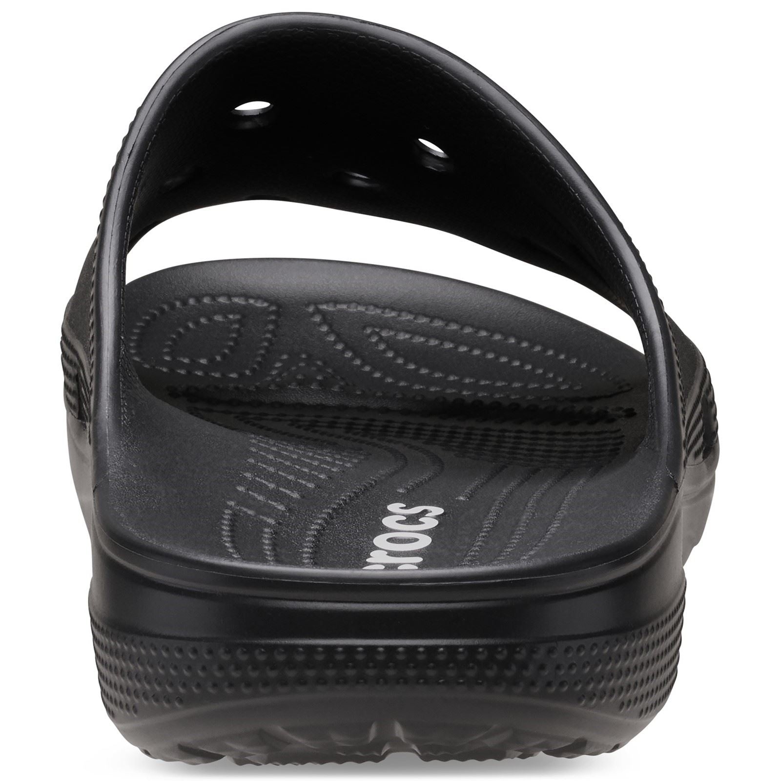 Crocs Saturday Eva Damen Schwarze Pantoletten