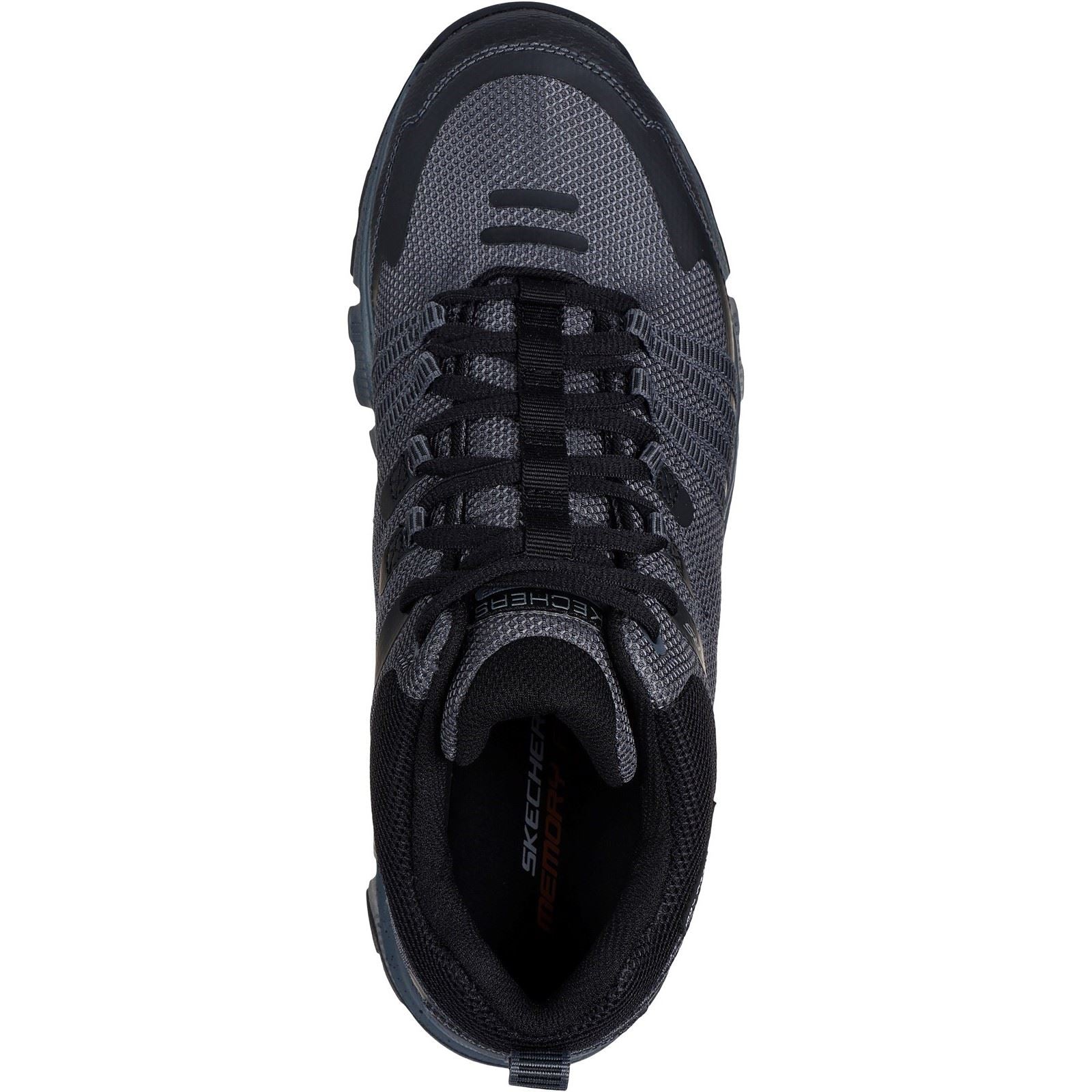 Skechers Summits AT Canobie Synthetische Herren Wanderschuhe In Anthrazit/Schwarz