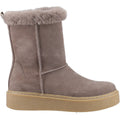 Hush Puppies Becca Mid Damen Wildleder Stiefeletten in Taupe