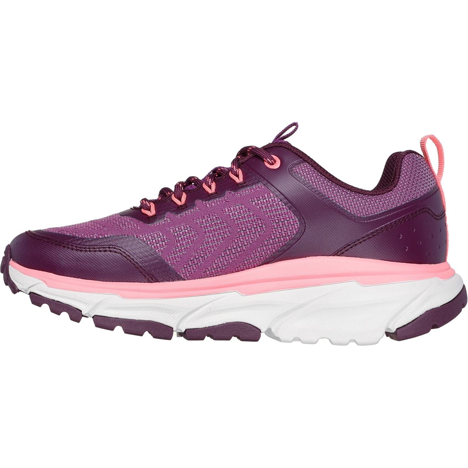 Skechers D'Lux Journey Marigold Synthetische Damen Wanderschuhe In Himbeerfarbe