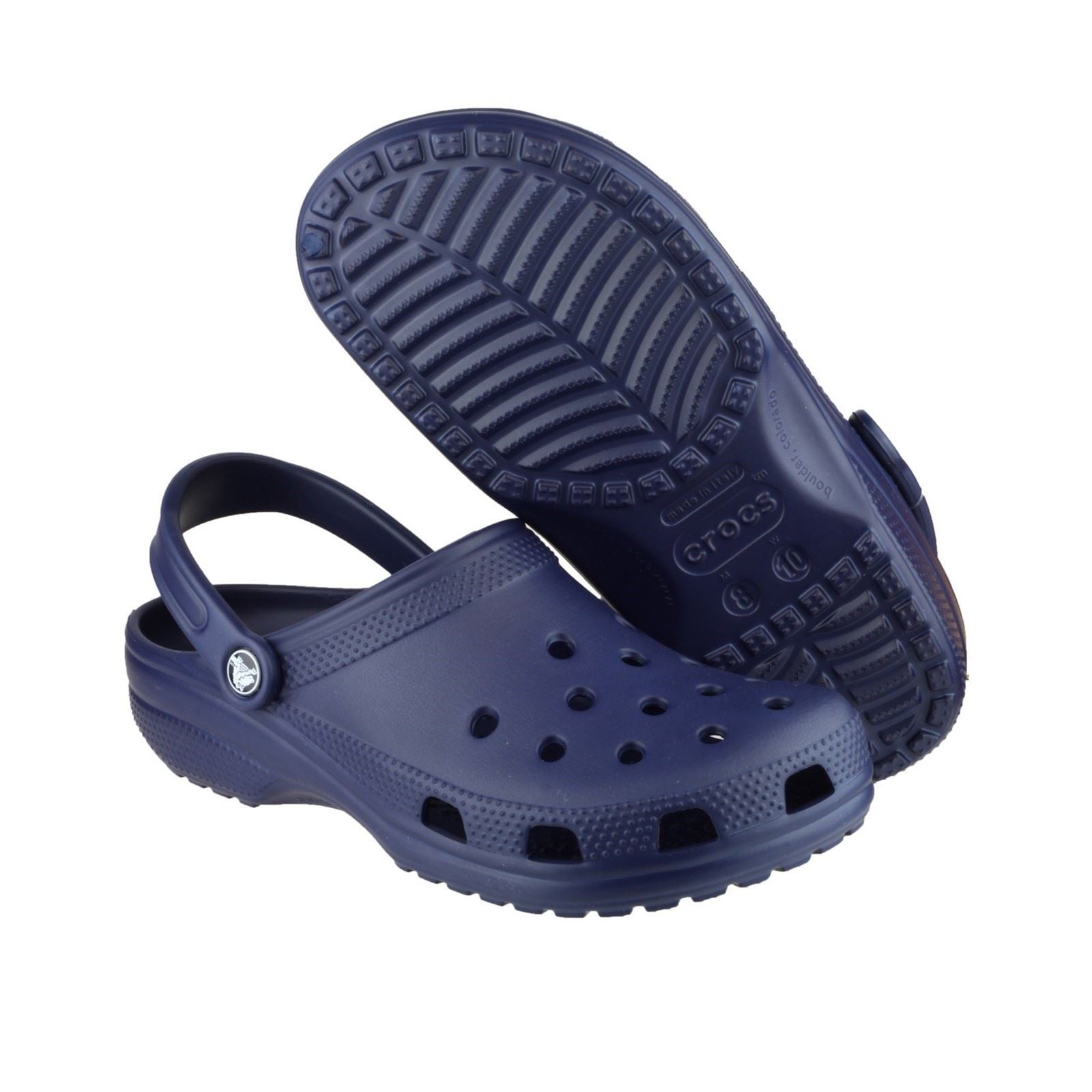 Crocs Classic Croslite Gummipantoffeln In Marineblau