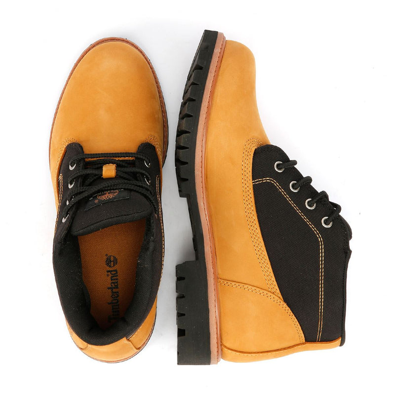 Timberland Mid Lace Chukka Workwear II Herren Stiefel Aus Gelbem Leder