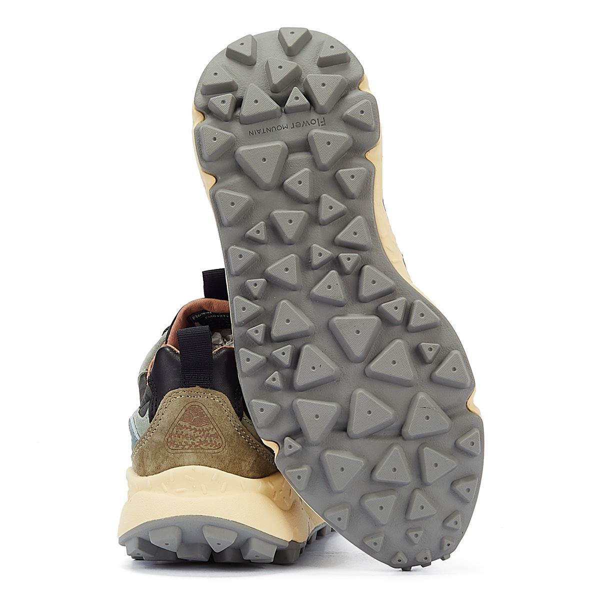 Flower Mountain Yamano 3 Schwarze Farbe/Graue Wildleder-Sneakers