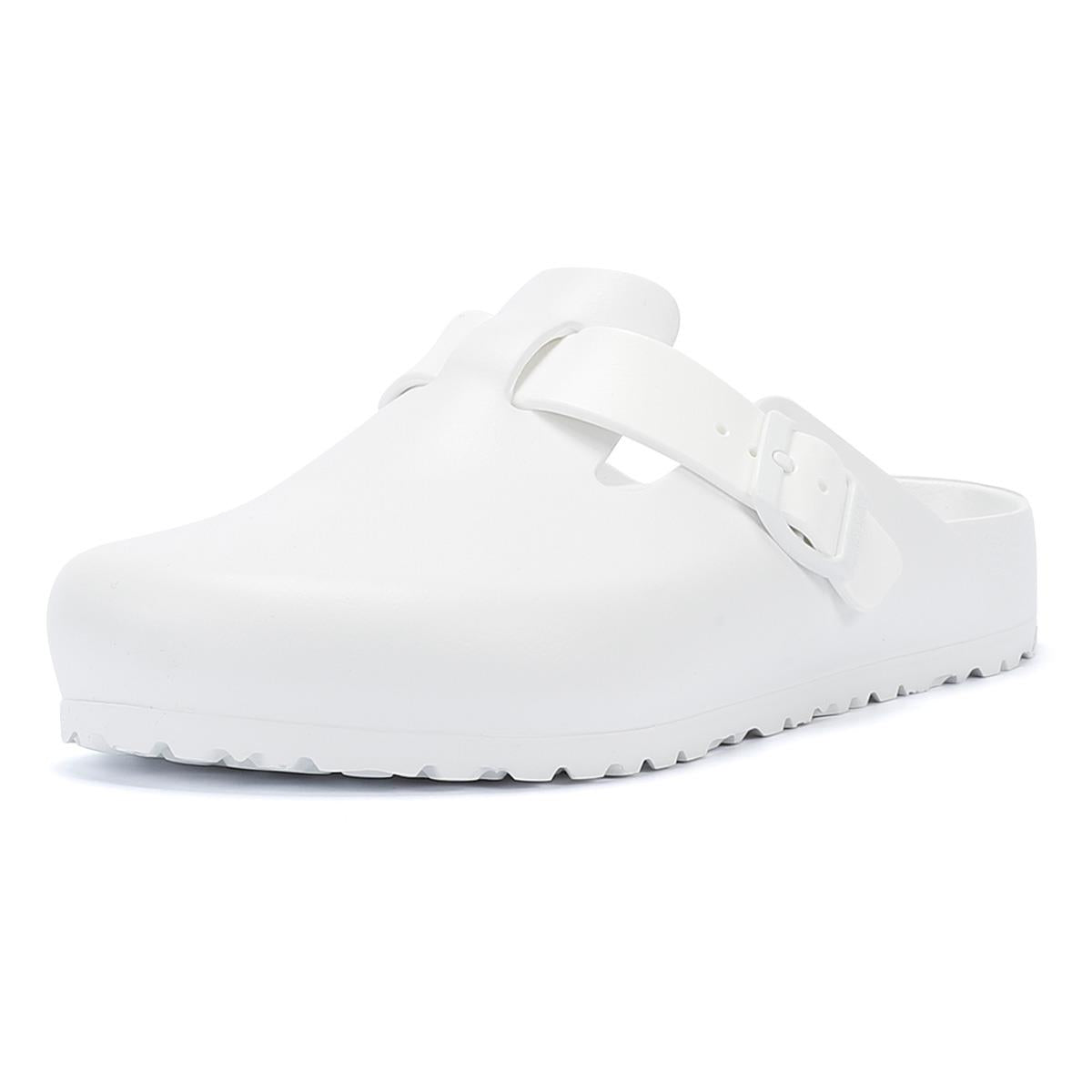 Birkenstock Boston Herren Weiße Clogs
