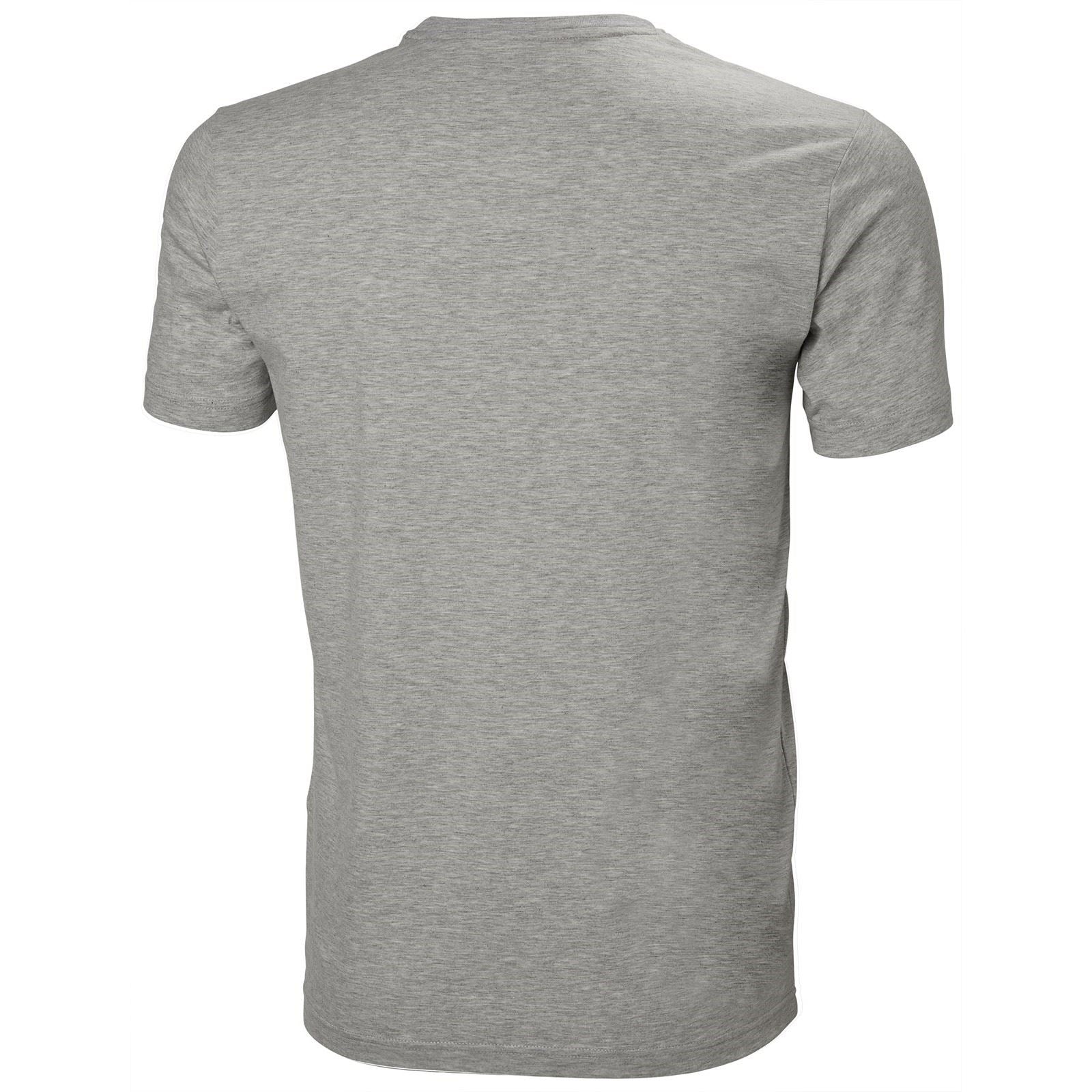 Helly Hansen Workwear Kensington Baumwoll Kurzarm T-Shirts Für Herren In Grau