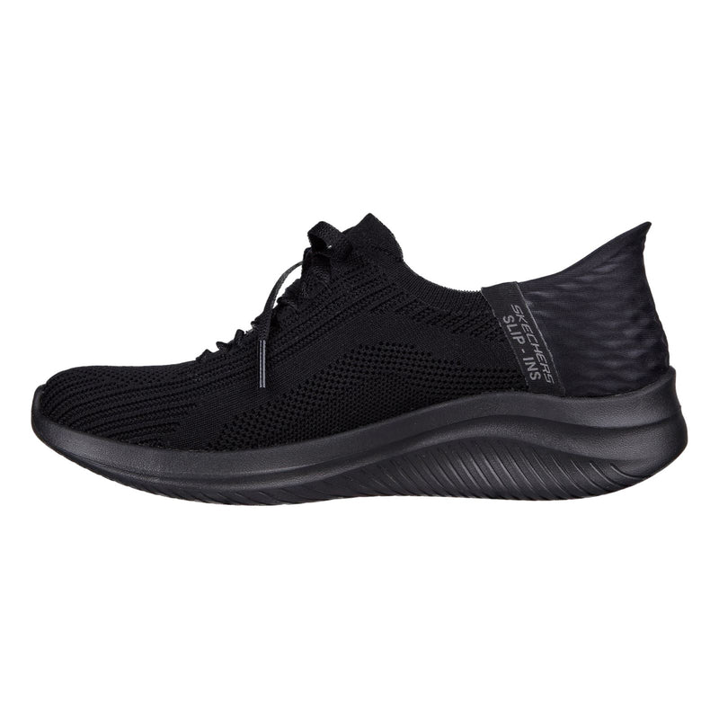 Skechers Ultra Flex 3.0 Brilliant Path Textile Damen-Sneaker In Schwarz