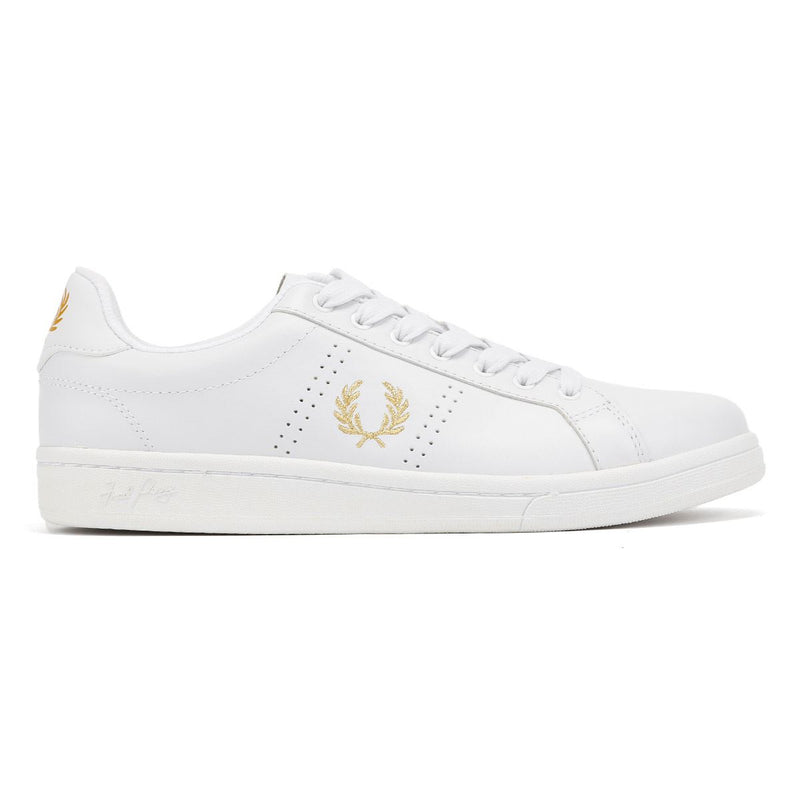 Fred Perry Cupsole Leder Herren Weiße Sneakers