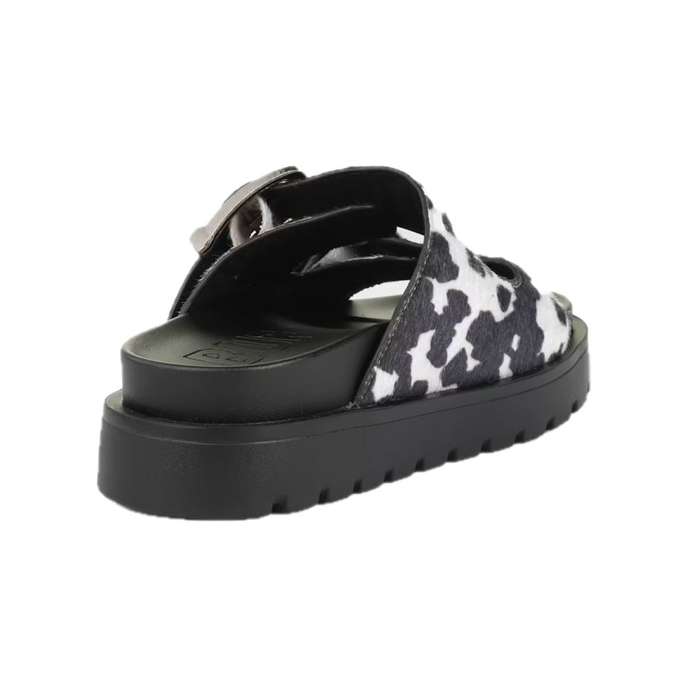 Buffalo Raya Ari Damen Schwarze Sandalen