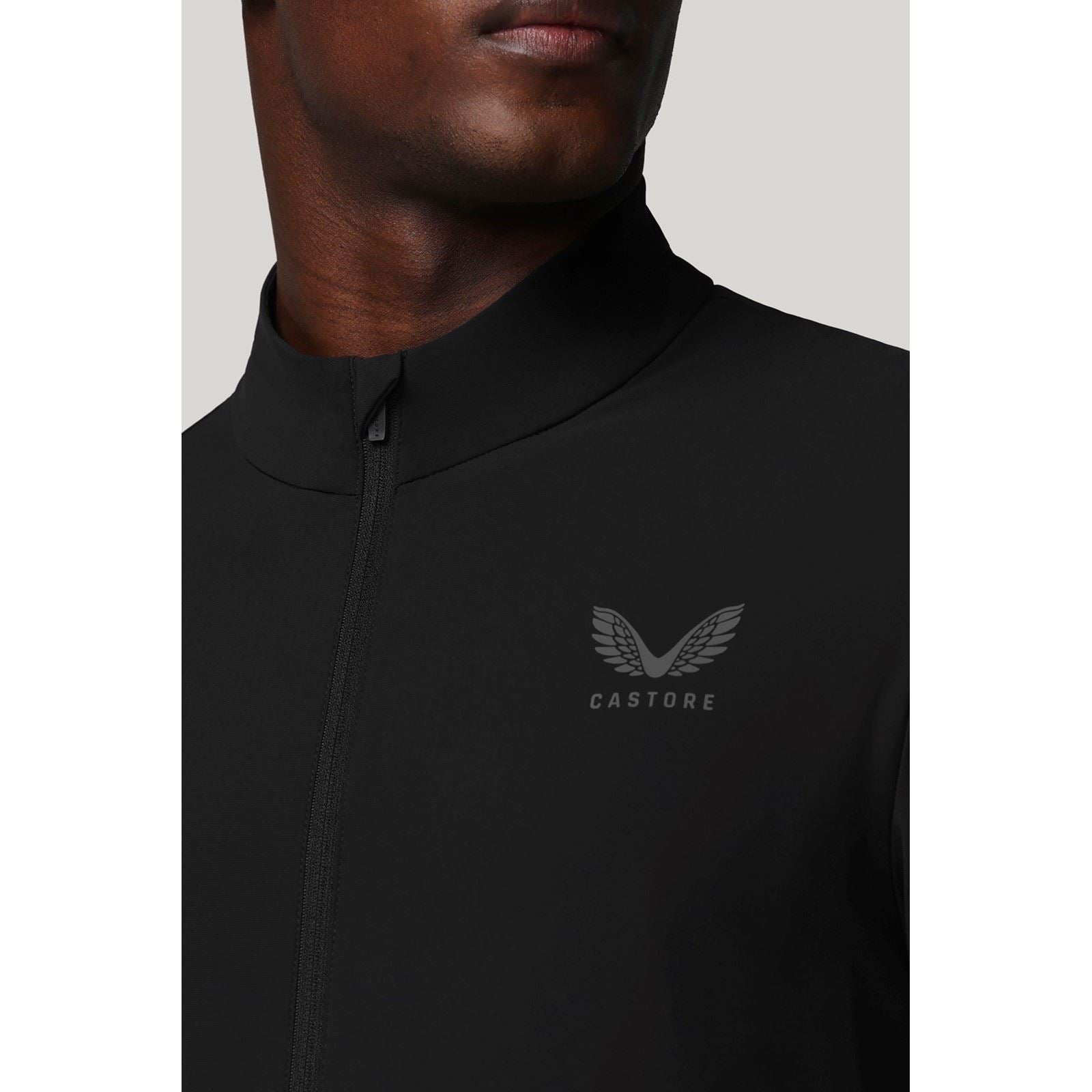 Castore Tech Training Herren Schwarze Trainingsjacken