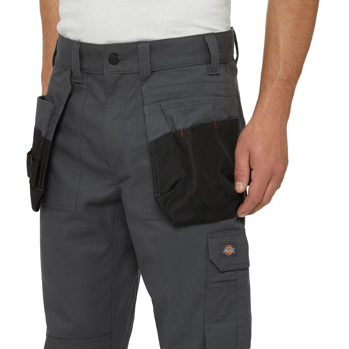 Dickies Multi Pocket Utility Polyester Herren Graue Arbeitshose
